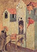 Pietro Lorenzetti Saint Humility Transports Bricks to the Monastery France oil painting artist